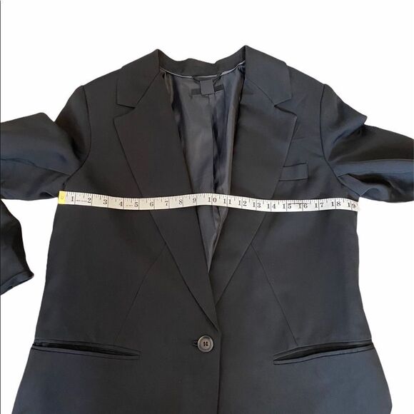 MENS H&M Black Single Breasted One Button Blazer - Picture 8 of 10